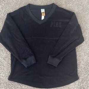 Victoria’s Secret pink Terry sweatshirt crew